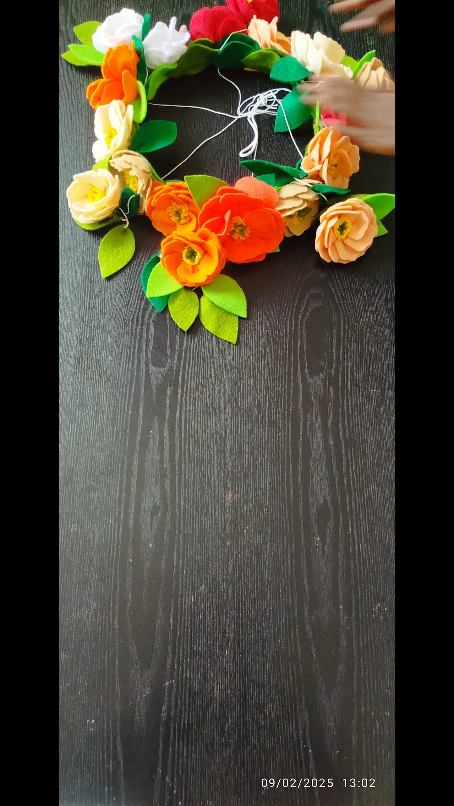 Handmade Felt Flower Cot Mobile – Bright & Stimulating Nursery Décor - Baby Shower Gift