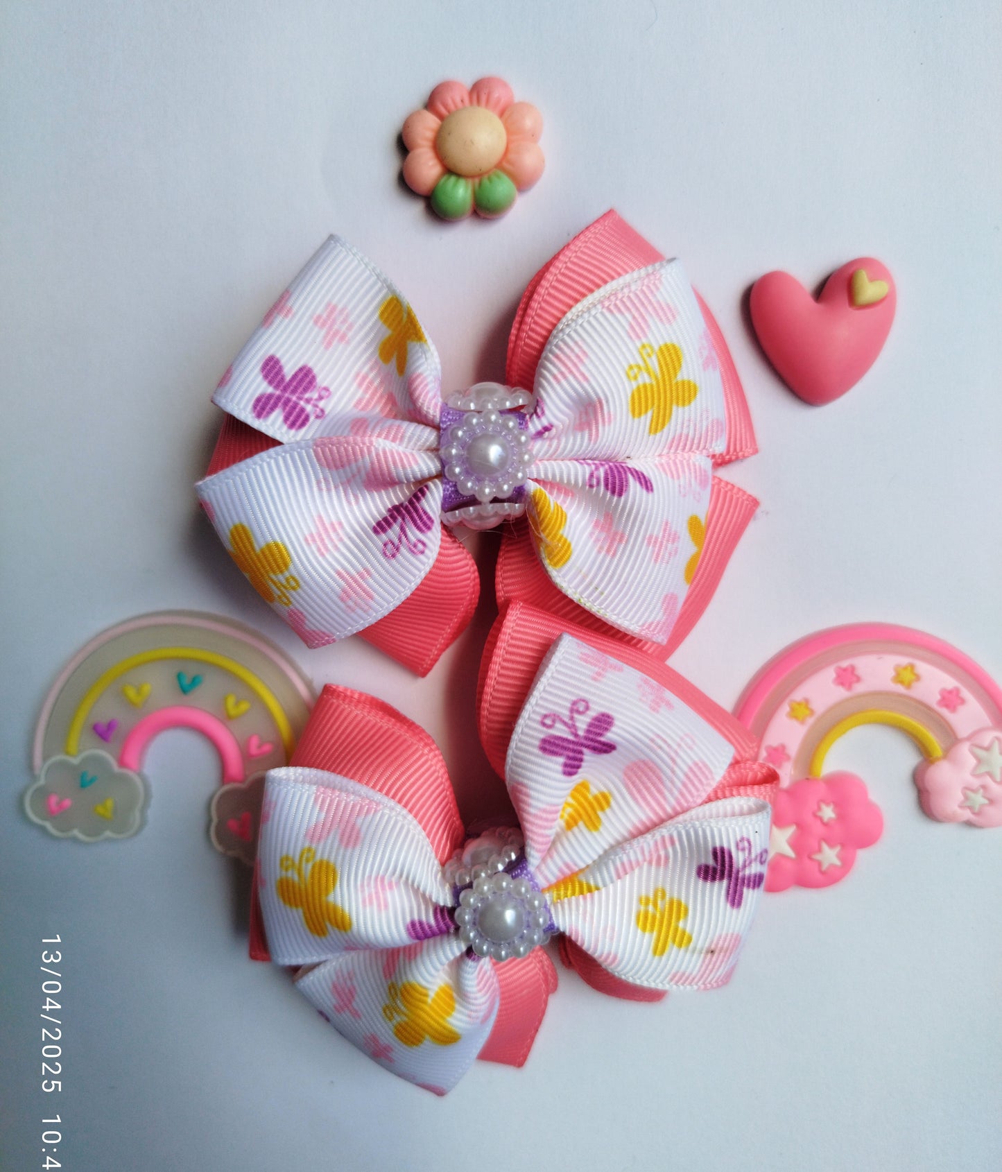 Handmade Ribbon Hair Clips for Kids – Cute & Colourful Barrettes for Girls | Toddler & Baby Hair Accessories