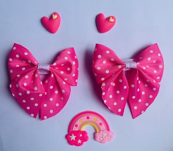 Handmade Ribbon Hair Clip for Girls – Cute & Colourful Hair Accessories for Toddlers & Kids