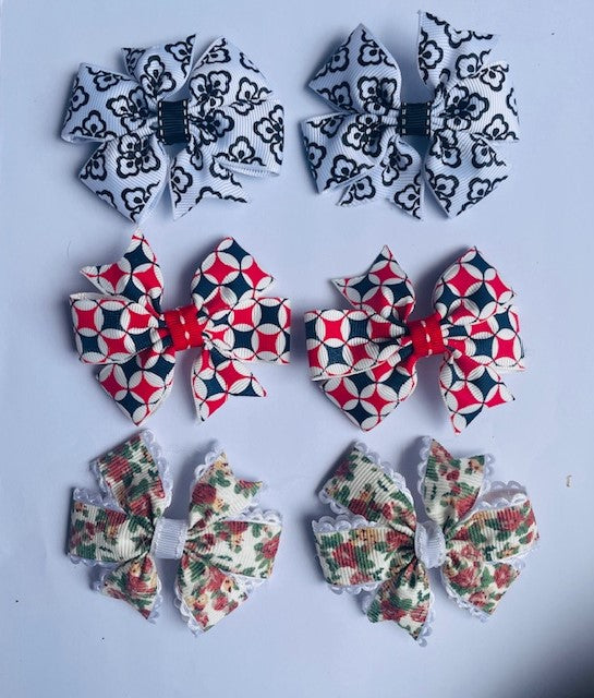 Handmade Ribbon Hair Clips for Kids – Cute & Colourful Barrettes for Girls | Toddler & Baby Hair Accessories
