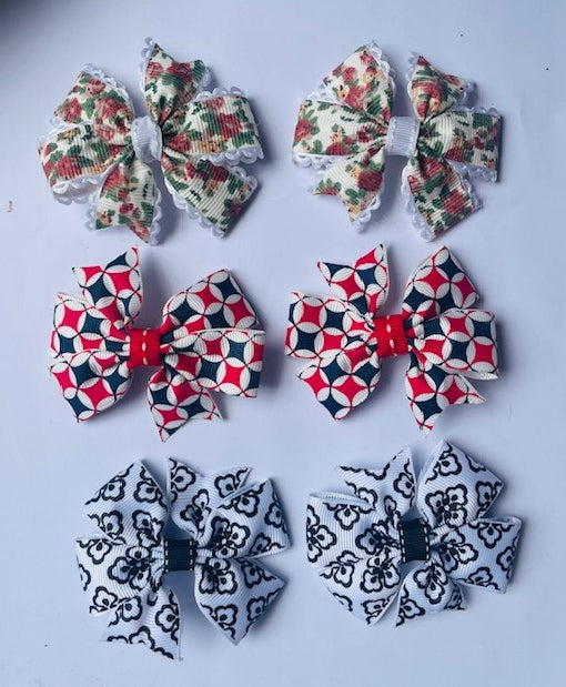 Handmade Ribbon Hair Clips for Kids – Cute & Colourful Barrettes for Girls | Toddler & Baby Hair Accessories
