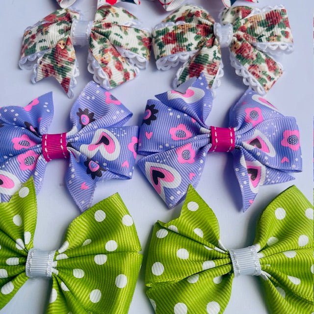 Handmade Ribbon Hair Clip for Girls – Cute & Colourful Hair Accessories for Toddlers & Kids