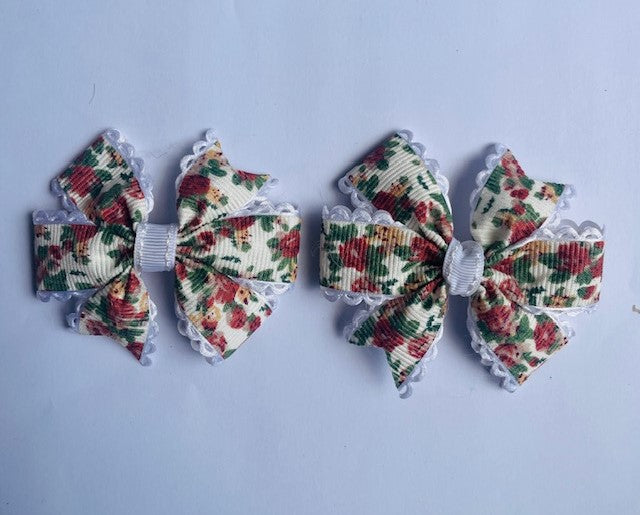 Handmade Ribbon Hair Clip for Girls – Cute & Colourful Hair Accessories for Toddlers & Kids