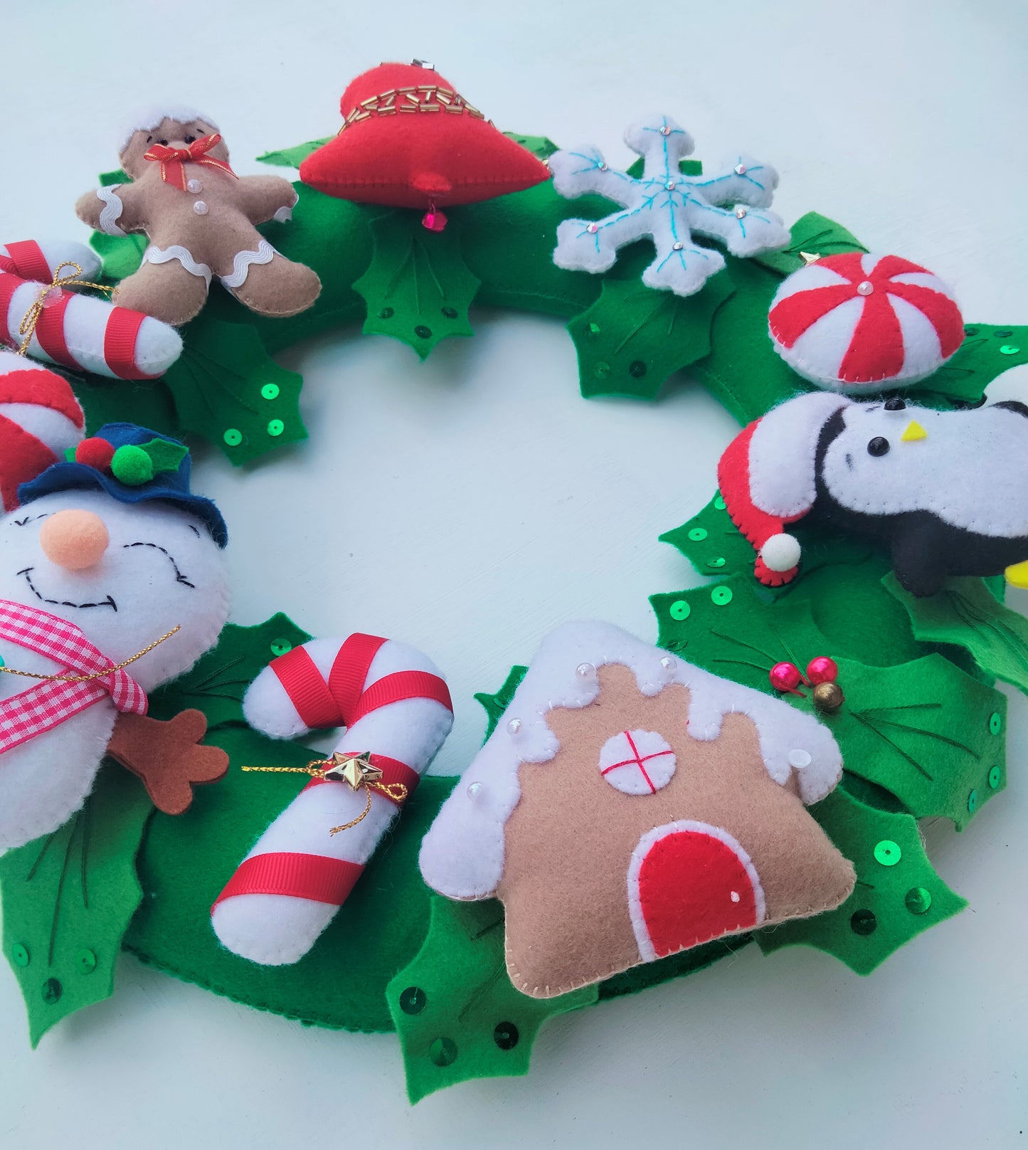 Felt Christmas Wreath