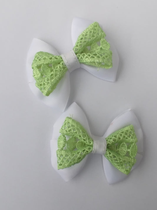 Handmade Grosgrain Ribbon Hair Bow Clip for Girls – Alligator Clip
