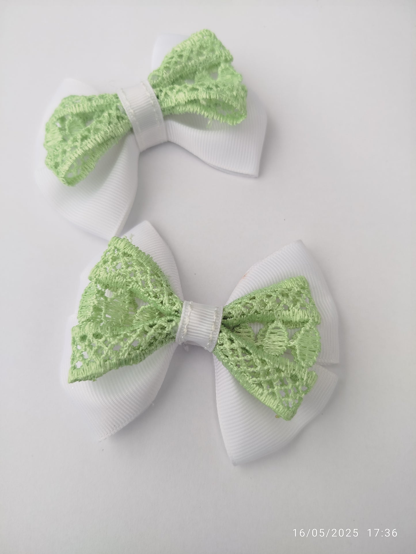 Handmade Grosgrain Ribbon Hair Bow Clip for Girls – Alligator Clip