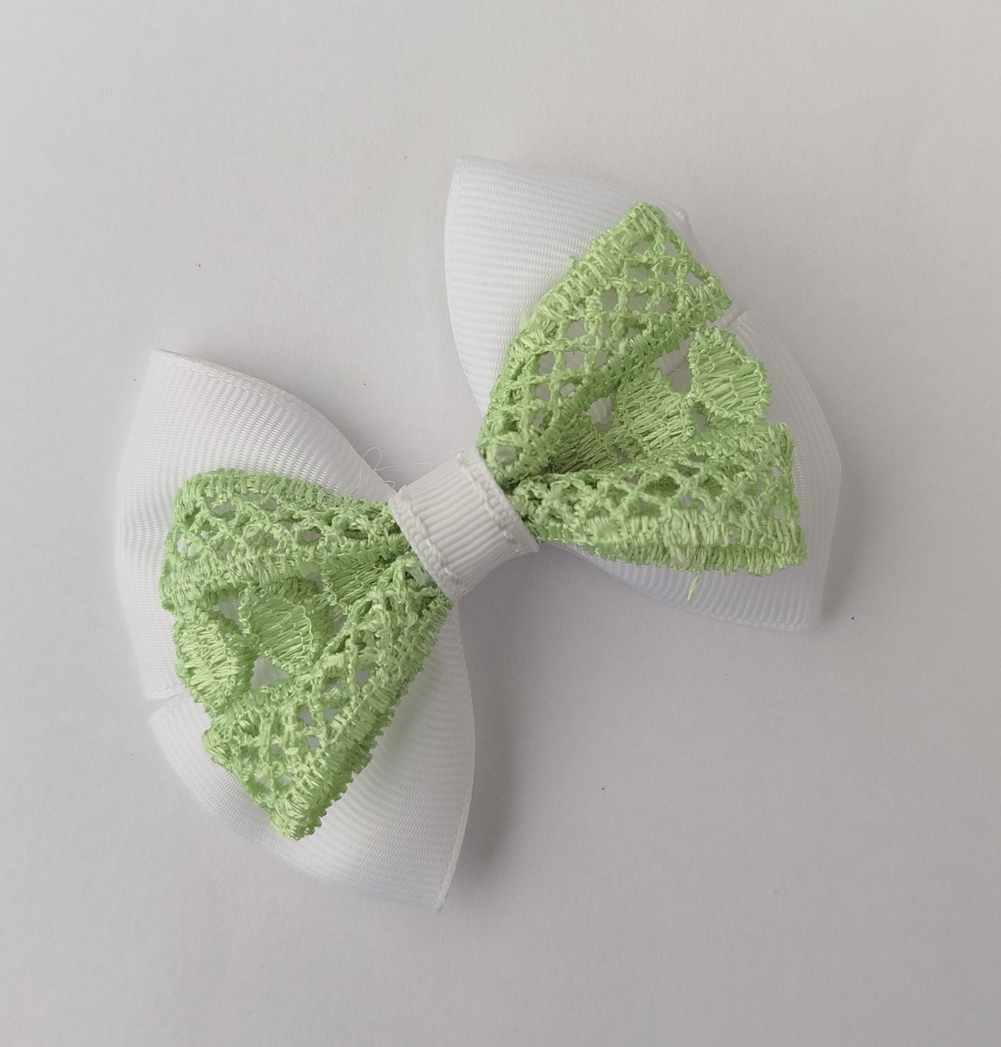 Handmade Grosgrain Ribbon Hair Bow Clip for Girls – Alligator Clip