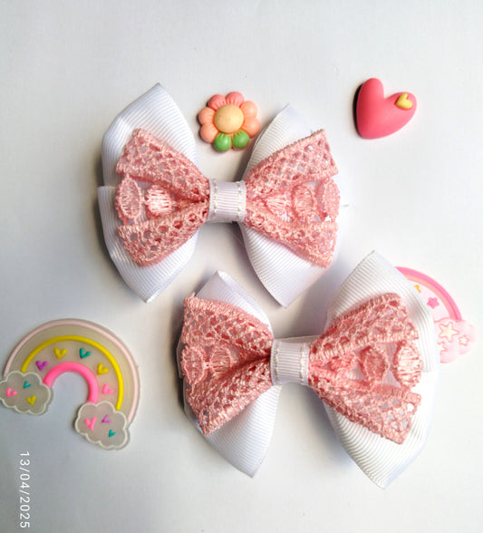 Handmade Ribbon Hair Clips for Kids – Cute & Colourful Barrettes for Girls | Toddler & Baby Hair Accessories