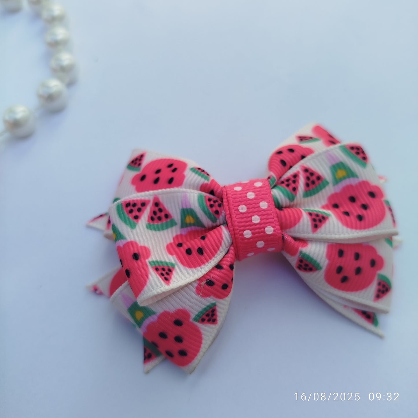 20 handmade ribbon bow hair clips in various colors, 6x8cm size, grosgrain ribbon, birthday gift, wholesale hair accessory set for girls and women