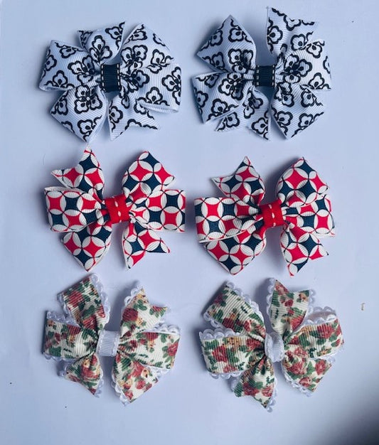 Handmade Ribbon Hair Clips for Kids – Cute & Colourful Barrettes for Girls | Toddler & Baby Hair Accessories