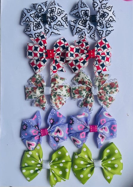 Handmade Ribbon Hair Clip for Girls – Cute & Colourful Hair Accessories for Toddlers & Kids