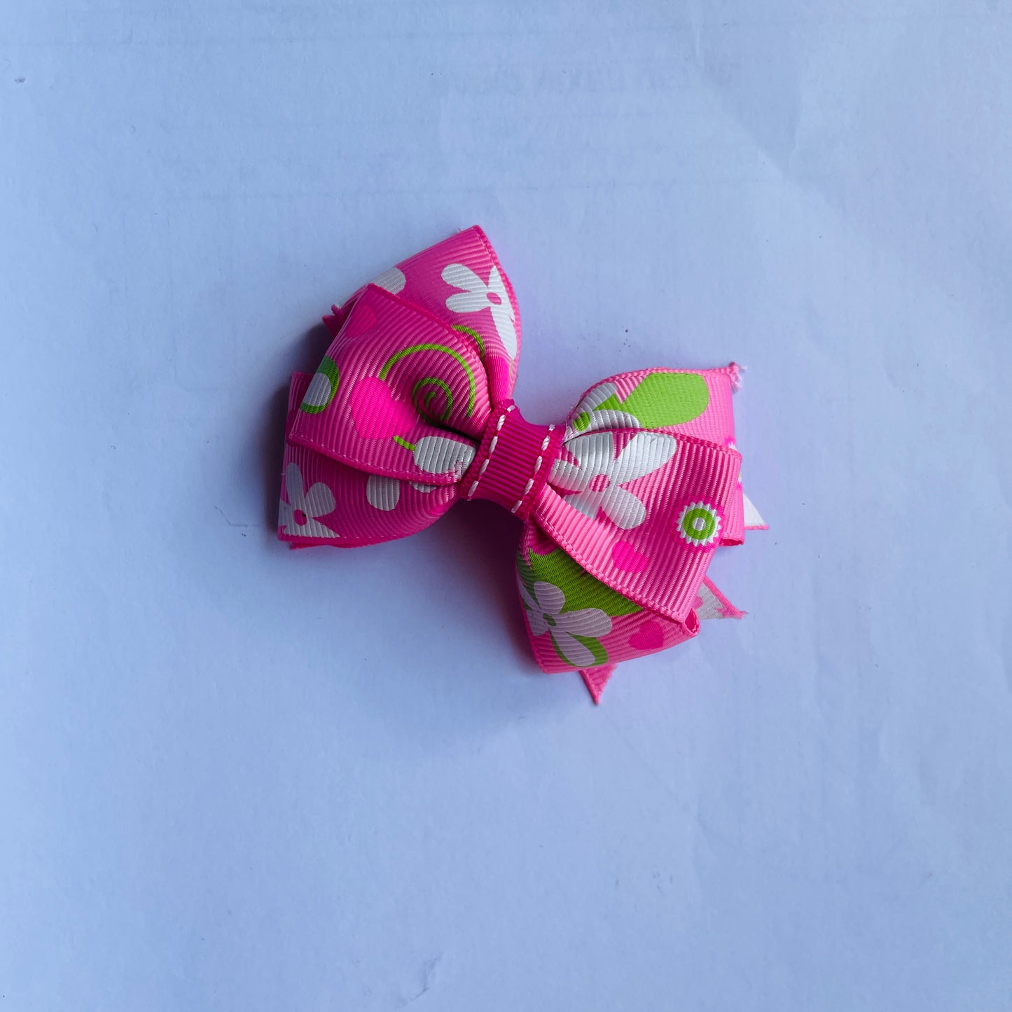 Handmade Grosgrain Ribbon Hairclip for Girls – Kids Hair Clip with Alligator Clip | Cute Hair Accessory