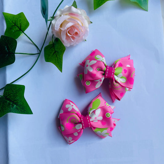 Handmade Grosgrain Ribbon Hairclip for Girls – Kids Hair Clip with Alligator Clip | Cute Hair Accessory