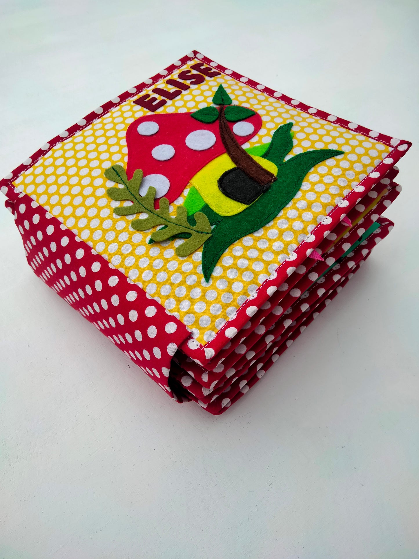 10 Active pages Felt Activity Book Quite Busy Book forToddlers